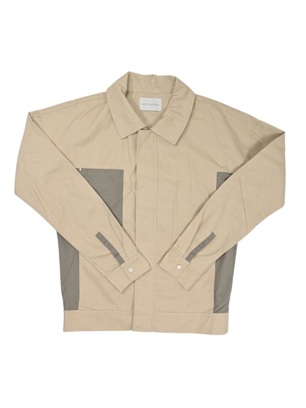 Dept. Anonym Collared Jacket in Beige